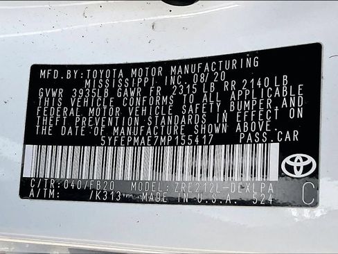 Used 2021 Toyota Corolla LE FWD image 16
