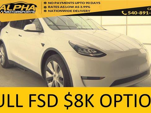 Used 2020 Tesla Model Y Long Range AWD/4WD image 1