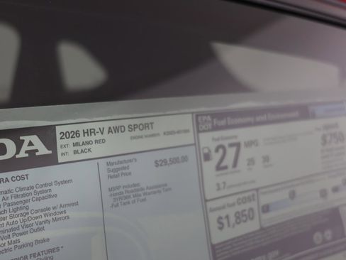 New 2026 Honda HR-V Sport image 26