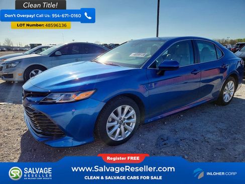Used 2019 Toyota Camry LE FWD image 1