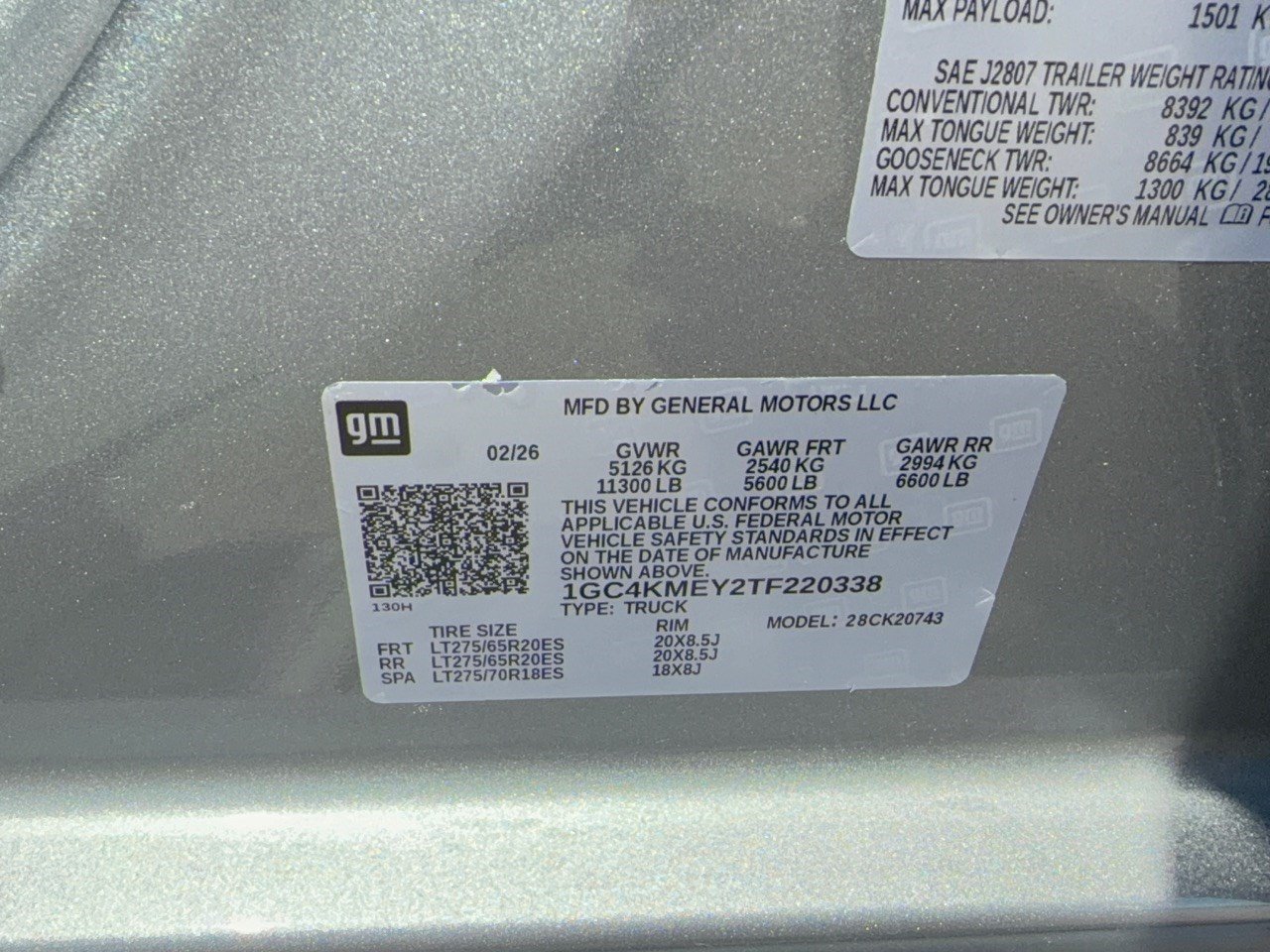 Certified 2026 Chevrolet Silverado 2500 Custom w/ Custom Value Package AWD/4WD image 31
