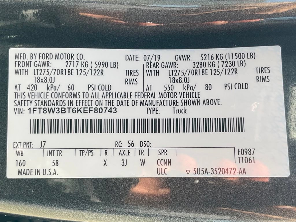 Used 2019 Ford F350 Lariat w/ Lariat Value Package AWD/4WD image 48