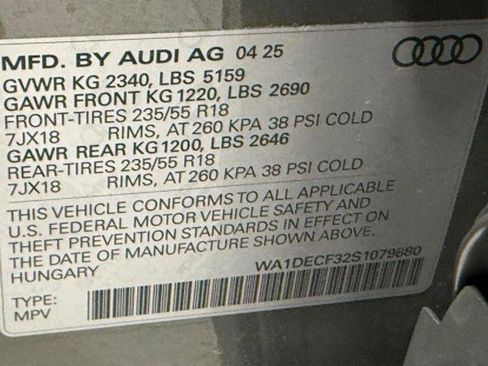 Certified 2025 Audi Q3 2.0T Premium w/ Convenience Package image 22