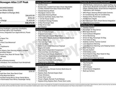 Used 2025 Volkswagen Atlas Peak Edition SE image 15