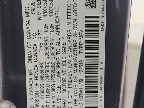 Used 2020 Honda CR-V EX-L image 33