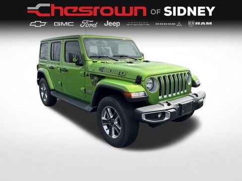Used 2019 Jeep Wrangler Unlimited Sahara w/ Uconnect 4C Nav & Sound Group AWD/4WD image 7