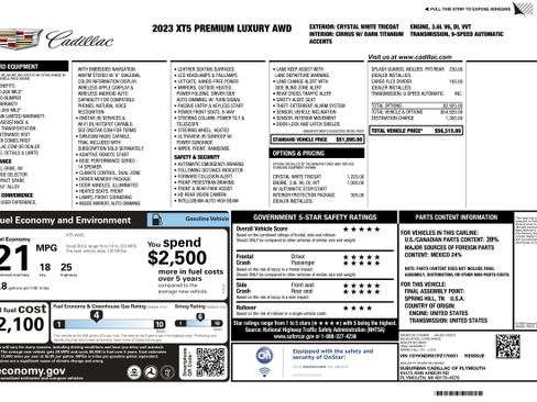 Certified 2023 Cadillac XT5 Premium Luxury AWD/4WD image 2