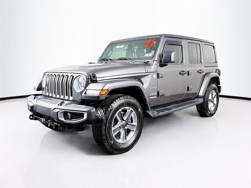 Used 2021 Jeep Wrangler Unlimited Sahara w/ LED Lighting Group image 3