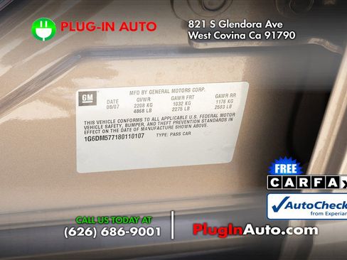 Used 2008 Cadillac CTS 3.6 w/ Luxury Level Two Package RWD image 8