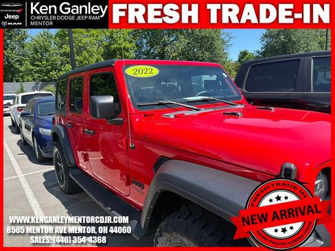 Used 2022 Jeep Wrangler Unlimited Sport AWD/4WD image 12