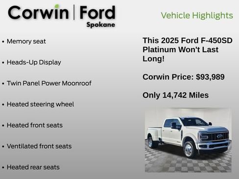 Certified 2025 Ford F450 Platinum image 13