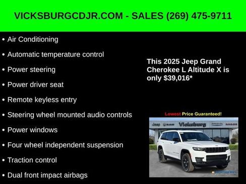 New 2025 Jeep Grand Cherokee L Altitude image 22