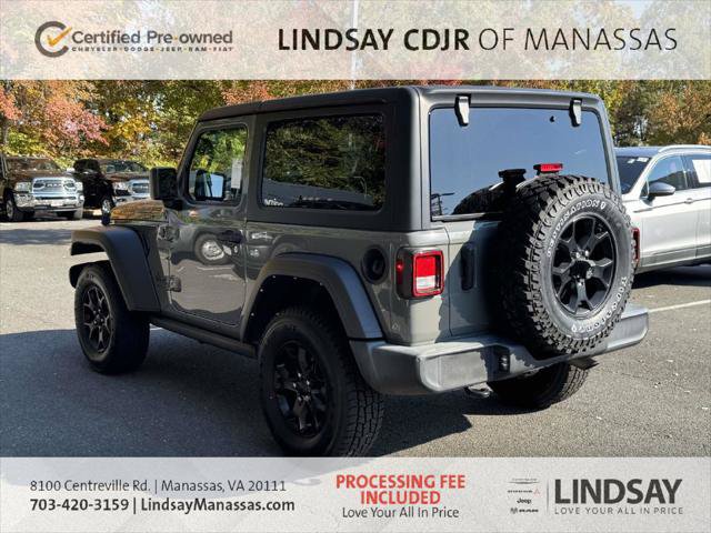 Certified 2021 Jeep Wrangler Sport AWD/4WD image 7