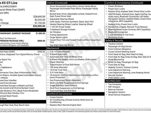 Used 2024 Kia K5 GT-Line AWD/4WD image 3