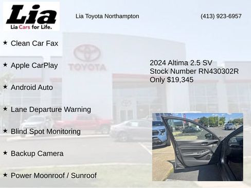 Used 2024 Nissan Altima 2.5 SV w/ SV Premium Package FWD image 7