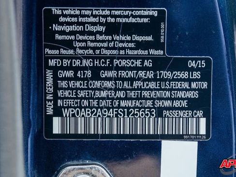 Used 2015 Porsche 911 Carrera 4S AWD/4WD image 66