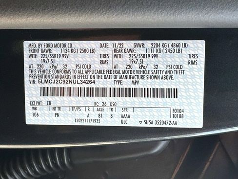 Used 2022 Lincoln Corsair Reserve w/ Elements Package image 36