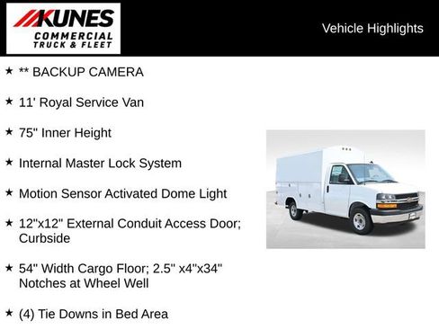 New 2025 Chevrolet Express 3500 Work Van w/ Power Convenience Package image 3