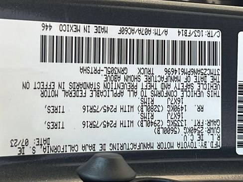 Used 2023 Toyota Tacoma SR AWD/4WD image 22