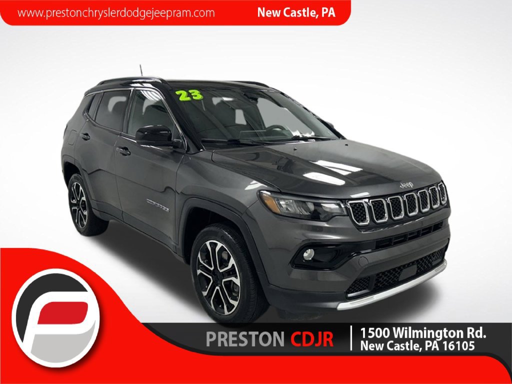 Used 2023 Jeep Compass Limited w/ Sun and Sound Group AWD/4WD image 1