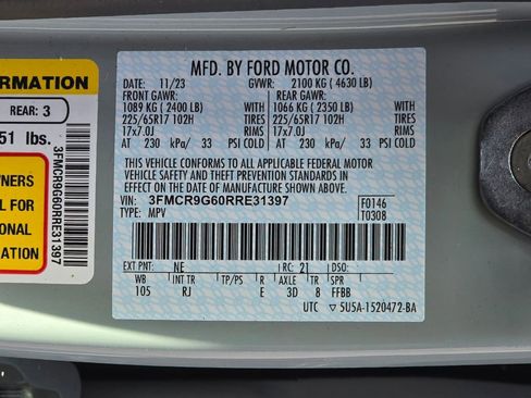 Used 2024 Ford Bronco Sport Heritage w/ Heritage Convenience Package image 53