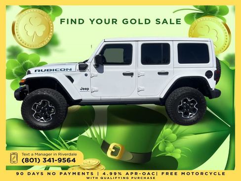 Used 2023 Jeep Wrangler Unlimited Rubicon 4xe w/ Steel Bumper Group image 2