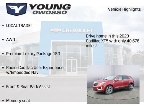 Certified 2023 Cadillac XT5 Premium Luxury image 7