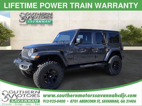 New 2025 Jeep Wrangler Unlimited Sahara w/ Technology Group AWD/4WD image 1