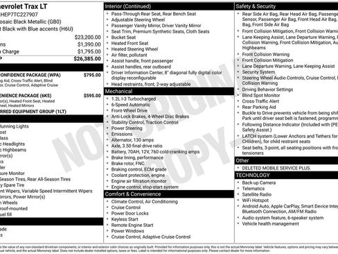 New 2026 Chevrolet Trax LT w/ Driver Confidence Package FWD image 2