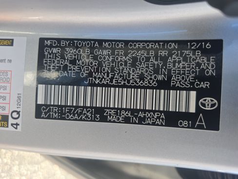 Used 2017 Toyota Corolla iM w/ Carpet Mat Package FWD image 33