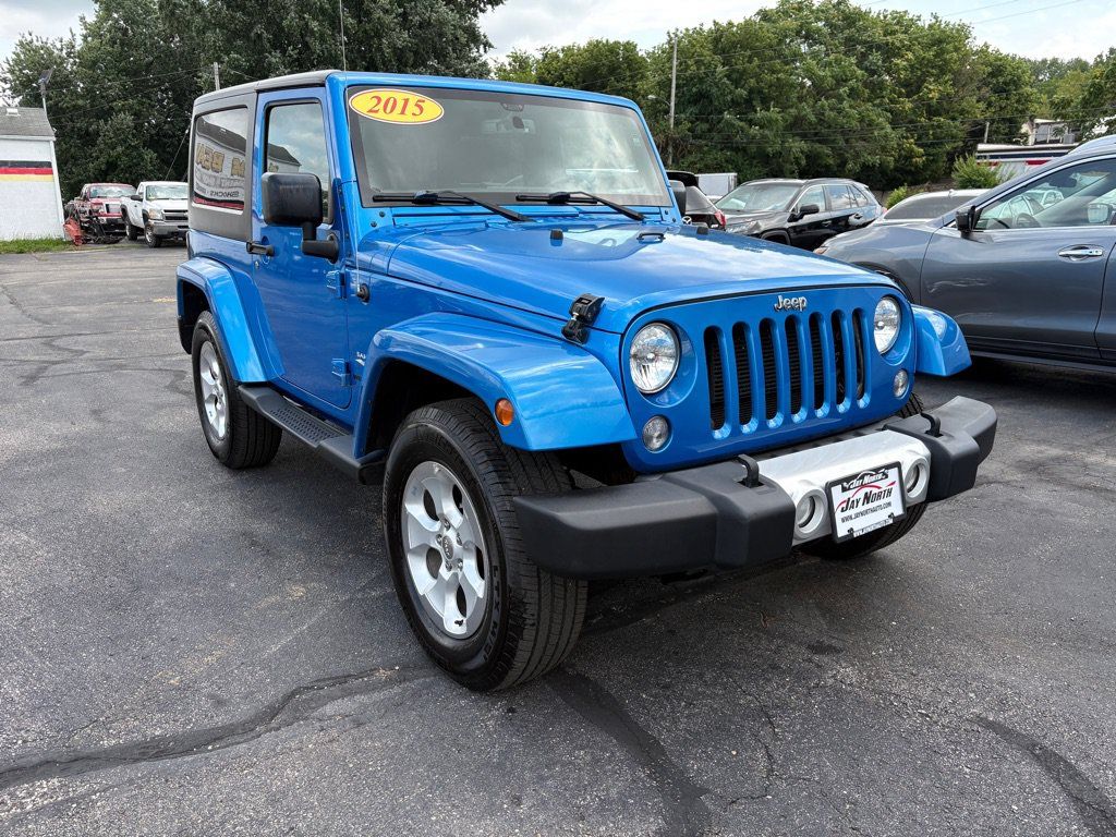 Used 2015 Jeep Wrangler Sahara w/ Connectivity Group AWD/4WD image 1