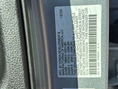 Certified 2024 Honda Accord LX image 34