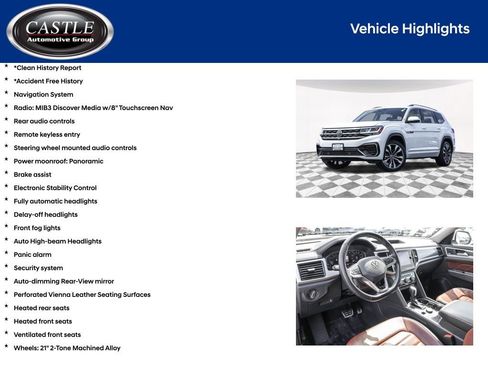 Used 2022 Volkswagen Atlas SEL Premium AWD/4WD image 3