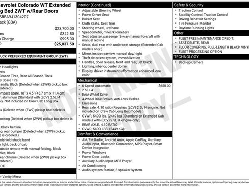 Used 2018 Chevrolet Colorado W/T image 3