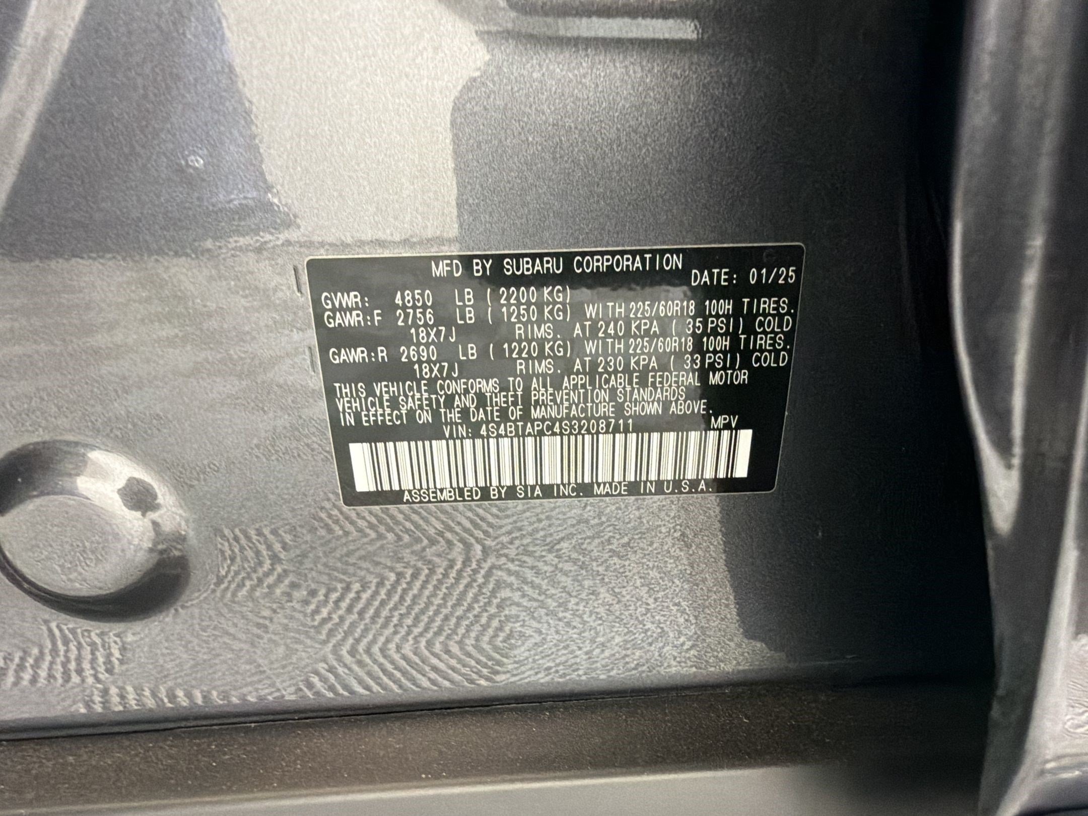 Used 2025 Subaru Outback Touring AWD/4WD image 25