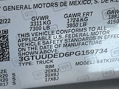 Used 2023 GMC Sierra 1500 SLT w/ SLT Premium Package AWD/4WD image 33