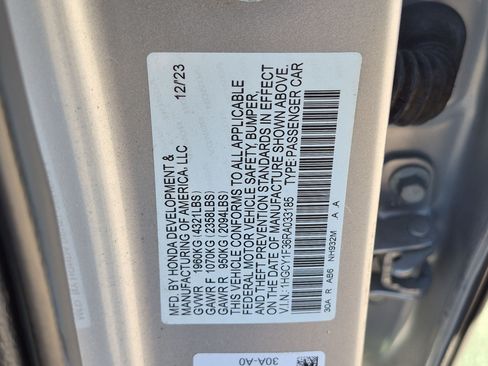 Used 2024 Honda Accord EX image 37