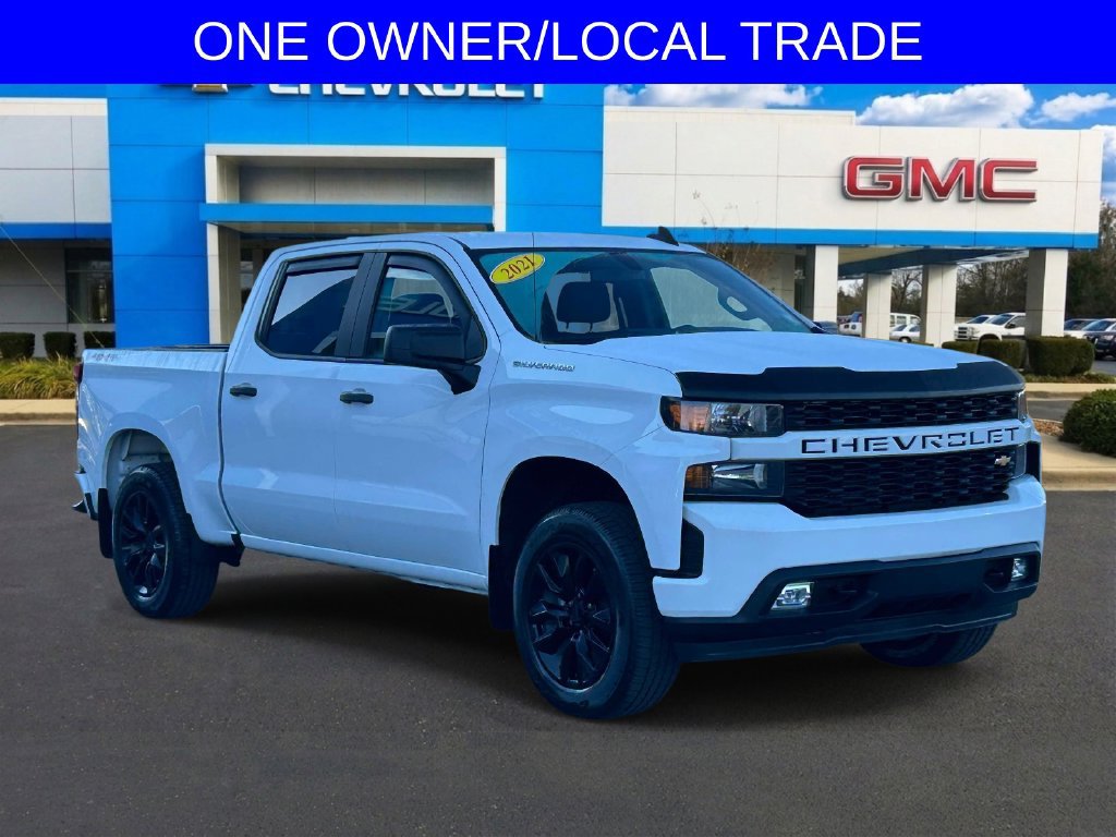 Used 2021 Chevrolet Silverado 1500 Custom AWD/4WD image 1