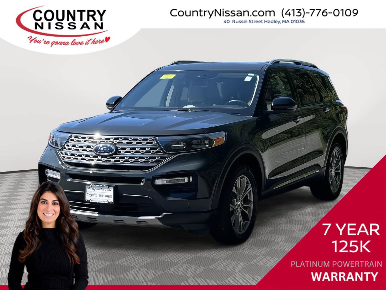 Used 2022 Ford Explorer Limited w/ Equipment Group 301A AWD/4WD image 1