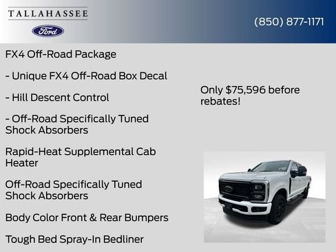 New 2025 Ford F350 Lariat w/ Black Appearance Package image 23