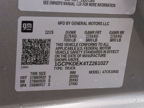 New 2026 Chevrolet Silverado 1500 LT w/ All Star Edition Plus image 29