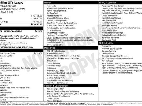 Certified 2024 Cadillac XT6 Luxury w/ LPO, Floor Liner Package AWD/4WD image 34