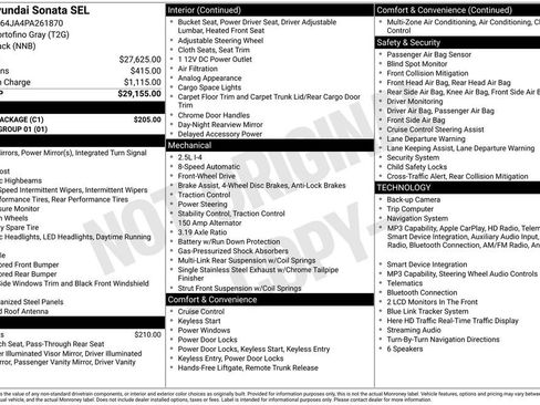 Used 2023 Hyundai Sonata SEL w/ Cargo Package FWD image 5