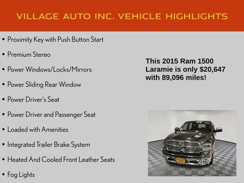 Used 2015 RAM 1500 Laramie image 14