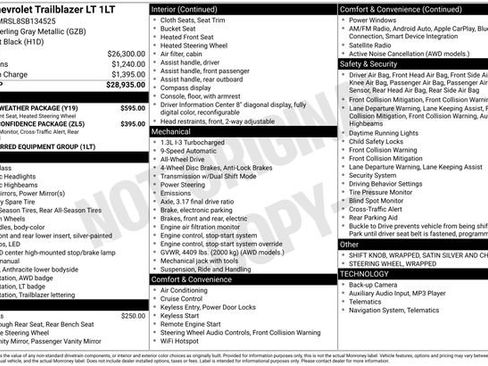 Used 2025 Chevrolet TrailBlazer LT w/ LT Cold Weather Package image 35