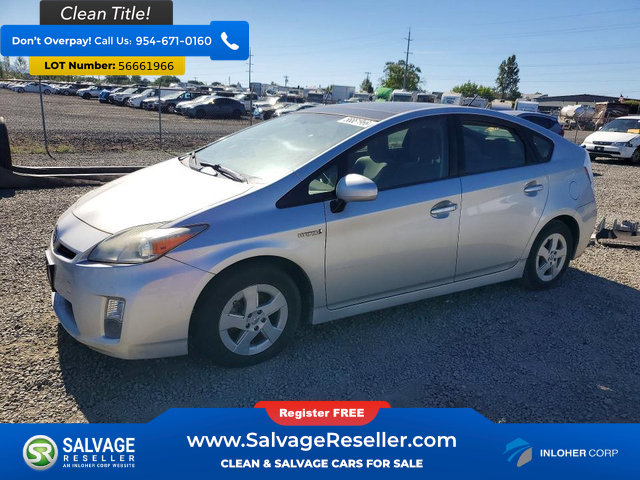 Used 2010 Toyota Prius Three w/ Solar Roof Pkg FWD image 1