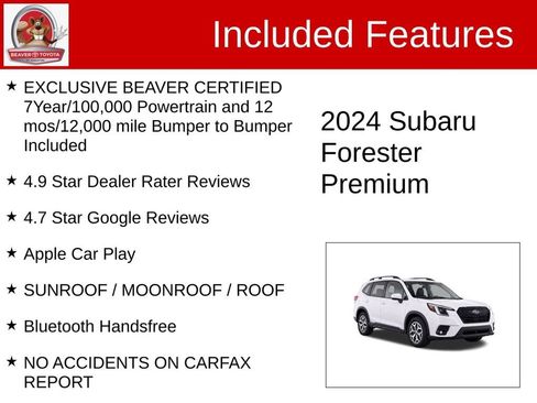 Used 2024 Subaru Forester Premium AWD/4WD image 4