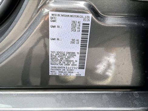New 2026 Nissan Altima 2.5 SV FWD image 21