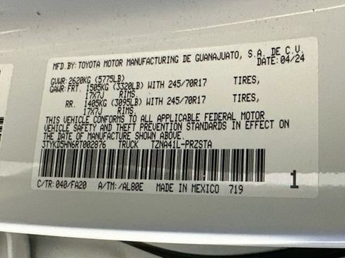 Used 2024 Toyota Tacoma SR RWD image 24