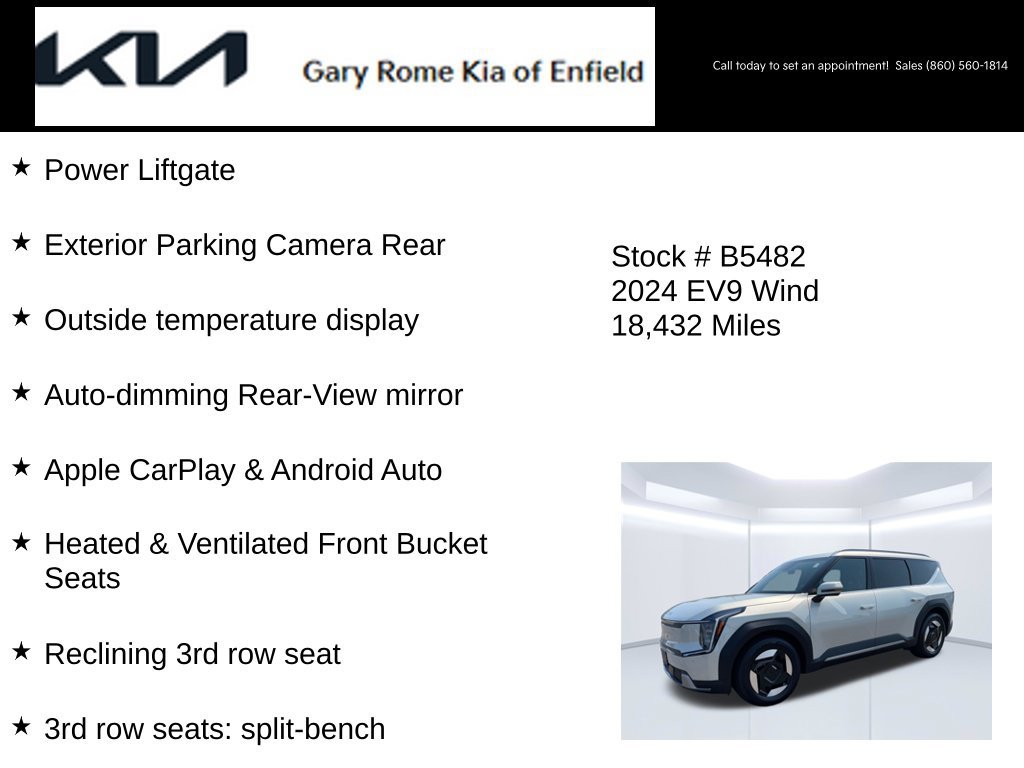 Certified 2024 Kia EV9 Wind AWD/4WD image 21